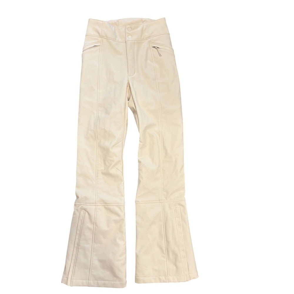 Halfdays Emma Soft Shell Pant Oat Milk Creamy White Ski Pant Size Small